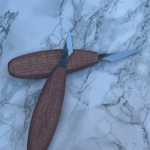 Handcrafted Wood Carving Knife Set: Detail & Straight Blades