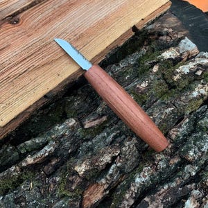 Handmade Wood Carving Knife | 5 cm Blade Whittling Knife | Small Detail Knife