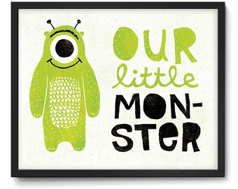 Lil' Monster Art Print