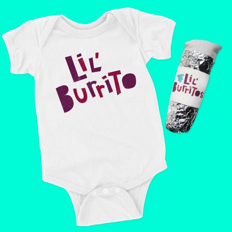 Lil' Burrito Baby Bodysuit/ Toddler Tee image 1