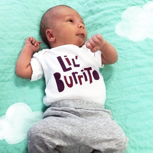 Lil' Burrito Baby Bodysuit/ Toddler Tee image 2