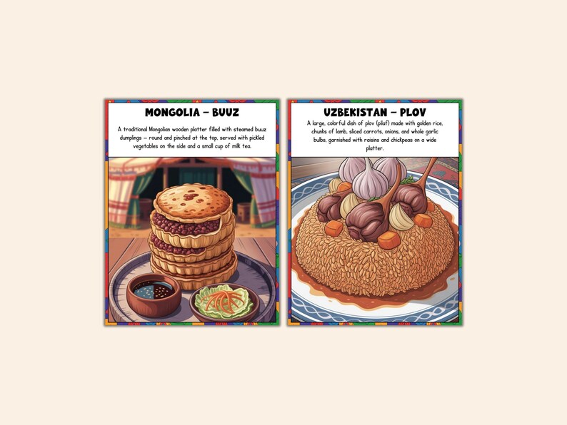 AAPI Heritage Month Traditional Foods Posters | 41 Asian Pacific ...