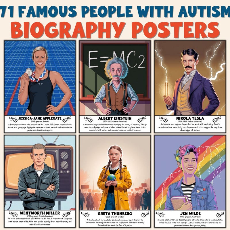 Famous People Disability - Etsy