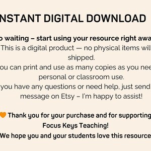 May include: A digital download announcement on a cream background with black text. The text reads "INSTANT DIGITAL DOWNLOAD" and provides details about the product, including that it is a digital product and can be printed.