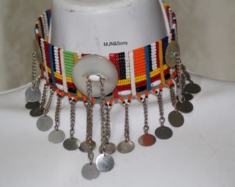 The Maasai - Masai Handmade Choker Beaded Necklace