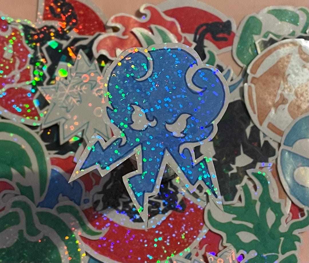 Ninja Inspired Emblem Stickers Handmade - Etsy