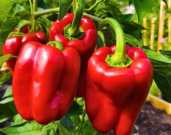 100 California Wonder Bell Pepper Seeds – Sweet Garden Variety