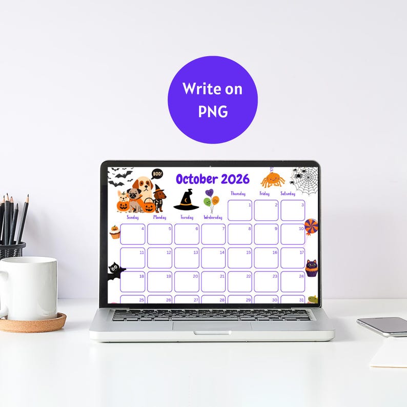 2026 Printable Calendar for Kids & Families | Monthly Wall Calendar PDF ...