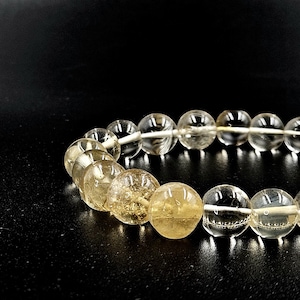 Citrine Crystal Bracelet | Wealth, Confidence & Joy | Handmade Stretch Jewelry