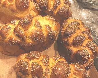 Receta ganadora de Challah de Espelta: Suave, esponjosa, sin harina blanca. Descarga instantánea.