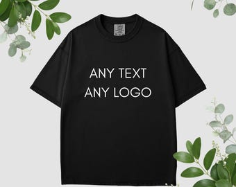 Comfort Colors® Custom TShirt,Custom Business Logo TShirt Personalized Your Text T shirt,Your Photo Shirt,Matching Group Shirt, Bachelorette