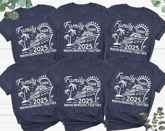 Camisetas de vacaciones familiares 2025, camisetas de tripulación de crucero, camisetas de escuadrón de crucero, camisetas de crucero familiar, camisetas de crucero a juego, viaje familiar, crucero grupal divertido