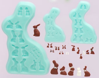 Chocolate Bunny Mold Available in all 3 scales