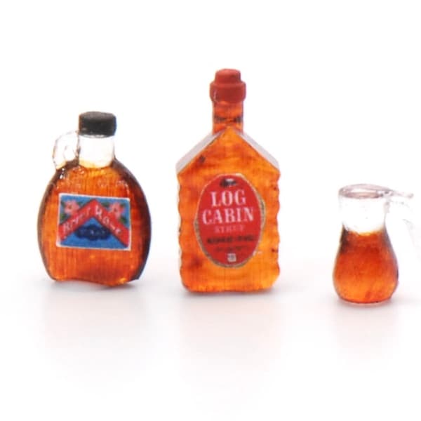 1:12 Syrup Bottles Kit NEW!