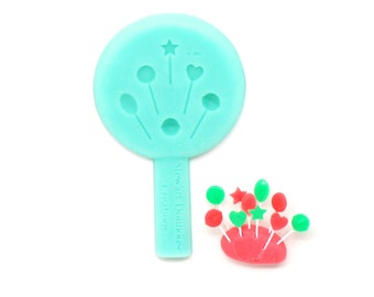All 3 Scales Sucker Mold -NEW UV Resin Ready Clear Molds Available!!