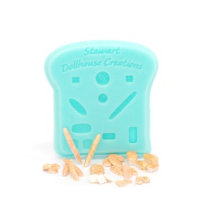 1:48 Bread Mold -NEW UV Resin Ready Clear Molds Available!!