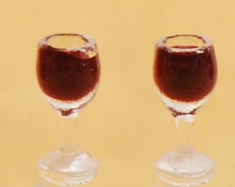 1:48 6 Merlot Glasses Kit