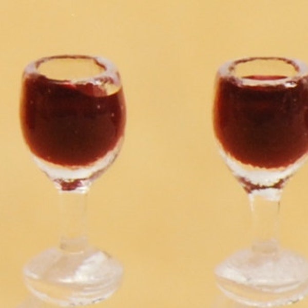 1:48 6 Merlot Glasses Kit