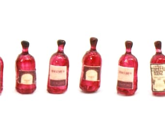 1:48 Merlot Wine Kit Set of 6