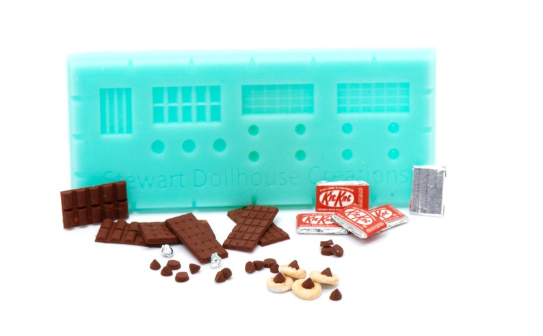 Casa de muñecas en miniatura de pan de jengibre Hombre Kit con molde de silicona