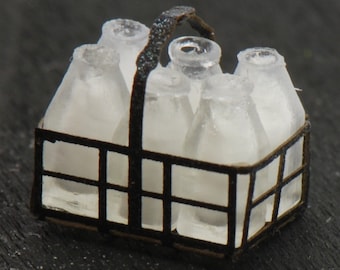 1:48 scale Milk bottles and Carrier Kit