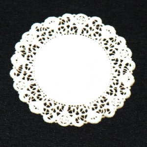 Small Miniature Laser Cut Doily