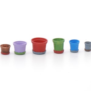 1:48 6 Flower Pots kit NEW!