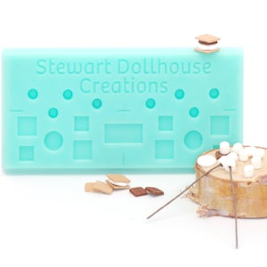 1:12 S&#39;mores Mold -NEW UV Resin Ready Clear Molds Available!!