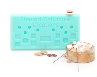 1:12 S&#39;mores Mold -NEW UV Resin Ready Clear Molds Available!!