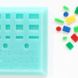 1:12 Building Blocks Mold -NEW UV Resin Ready Clear Molds Available!!