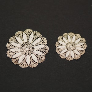 Miniature Laser Cut Doily Set