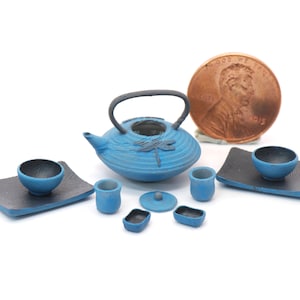 1:12 Japanese Dragonfly Tea Sets NEW! ~ Kit