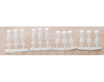 Miniatura per casa delle bambole, 1:12 Set di 12 pilastri per torte