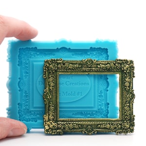 1:12 Frame Mold NEW! -NEW UV Resin Ready Clear Molds Available!!