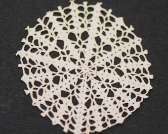 Miniature Laser Cut Spider Doily