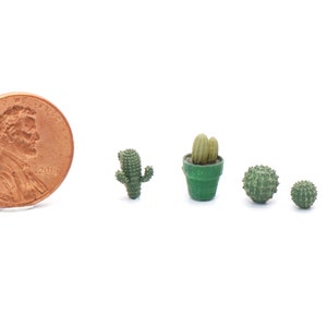 1:48 Set of 4 Tiny Cacti Kit ~ NEW!