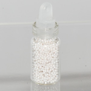 Cream .90mm No- Hole Pearl Beads