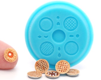 Dollhouse Miniature, 1:24 Country Pie Mold -NEW UV Resin Ready Clear Molds Available!!