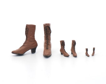 Dollhouse Miniature, Ladies Boots Kits in all 3 Scales!~ Not painted