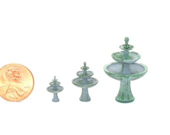 Miniature 3 Tier Fountain kit~ Not painted
