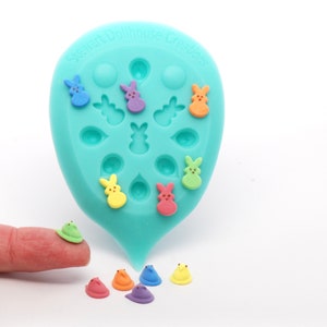 1/6 Peep & Bunny Mold (11.5 inch Doll Size) -NEW UV Resin Ready Clear Molds Available!!