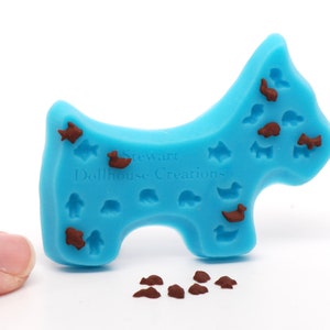 Large 1:12 Scottie Dog Chocolate Mold -NEW UV Resin Ready Clear Molds Available!!