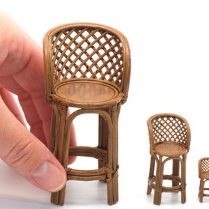All Scales Bamboo Tiki Chairs Kit NEW!