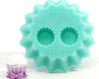 Dollhouse Miniature, 1:24 Giant Cupcake Cake Mold-NEW UV Resin Ready Clear Molds Available!!