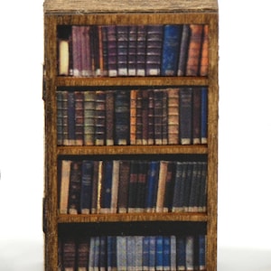 1:48 Bookcase with Hidden Bar kit