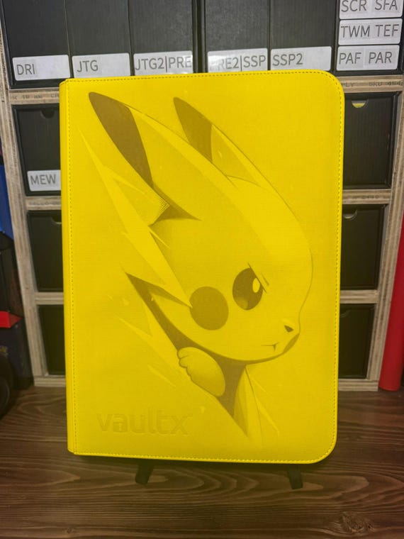 Pikachu - Custom Pokemon Binder - Etsy Israel
