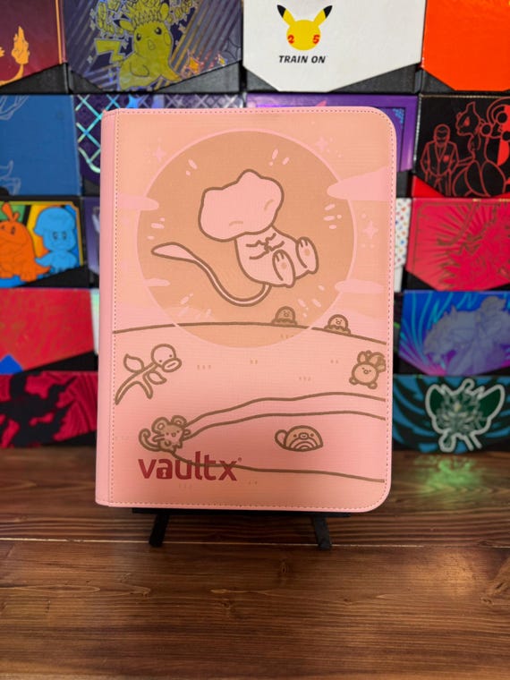 Bubble Mew - Custom Pokemon Binder - Etsy Bubble Mew - Custom Pokemon Binder - Etsy