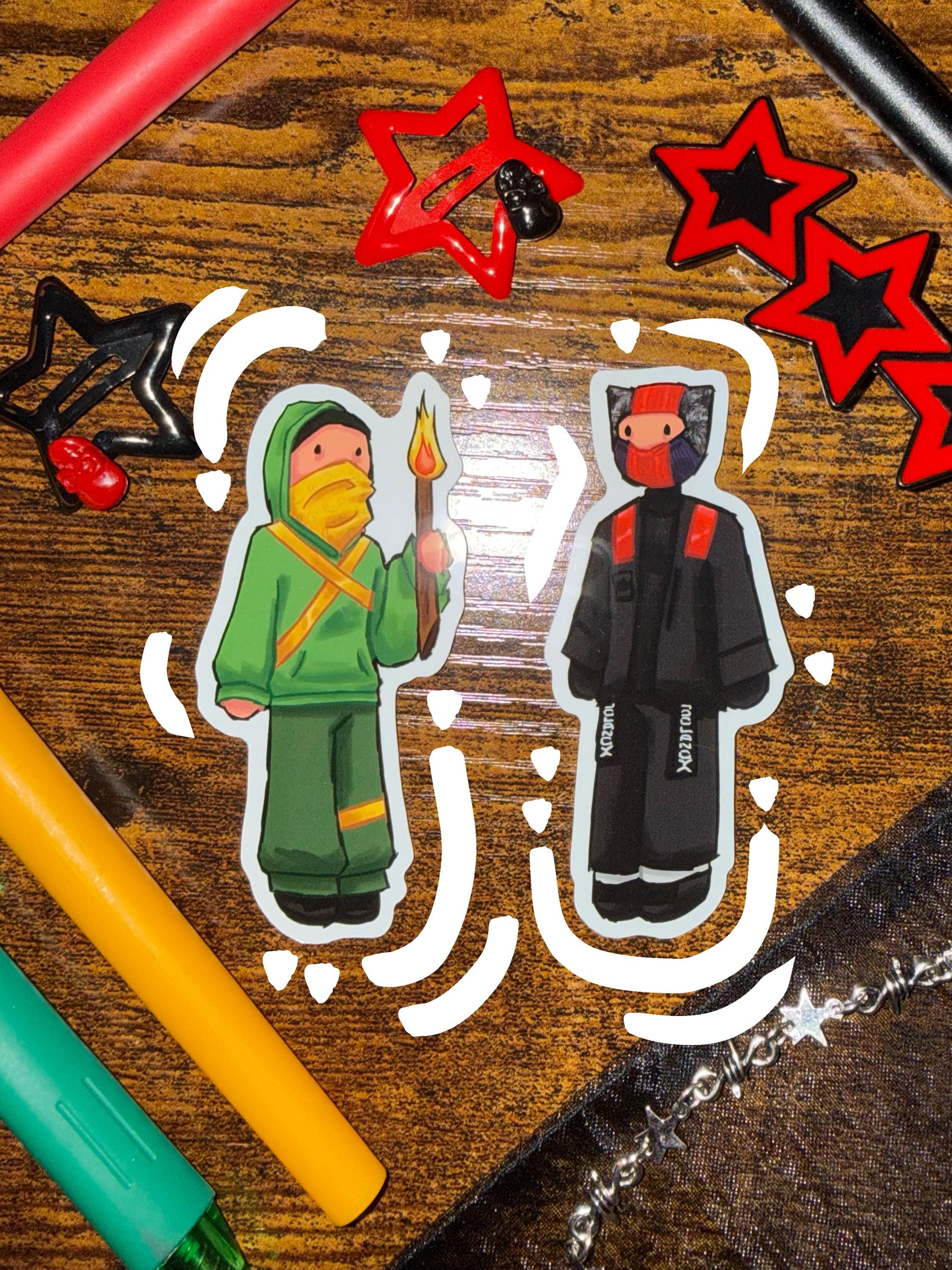 Tøp Torchbearer and Clancy Sticker - Etsy