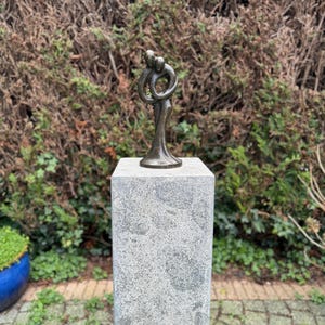Loving Embrace – Bronze Sculpture - 16x12x30cm