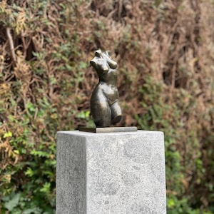 Feminine Form – Bronze Sculpture - 14x14x27cm
